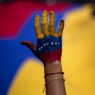 Le drapeau du Venezula. [Ramon Espinosa]