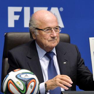 La candidature de Sepp Blatter n'est une surprise pour personne. [Walter Bieri]