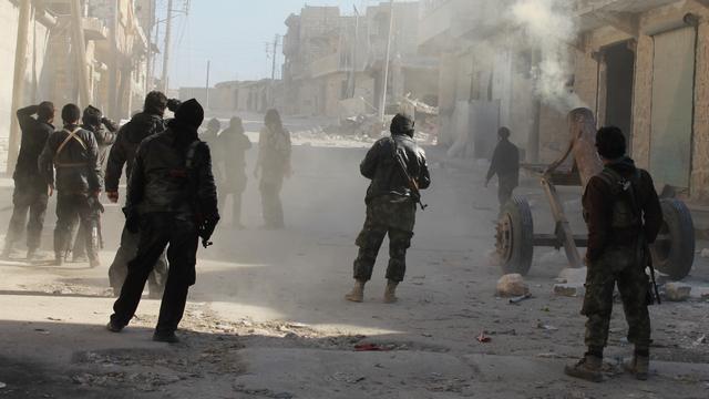 Des combattants djihadistes à Alep en février dernier.