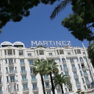 Ici, l'hôtel Martinez à Cannes. [Valery Hache]