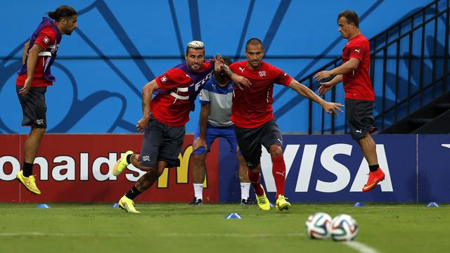 Le dernier entraînement de la Nati à Manaus, avant le match contre le Honduras. [Andres Stapff]