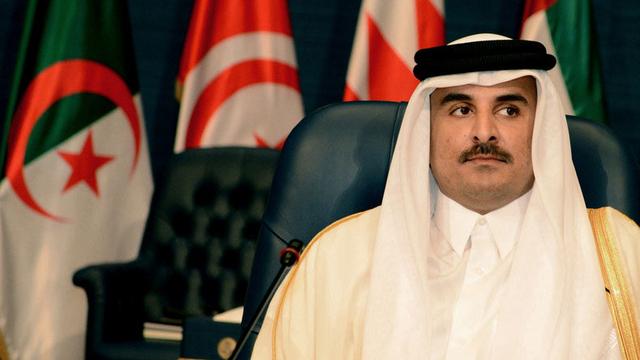 L'émir du Qatar Tamim bin Hamad Al-Thani ce mercredi à Koweit City.