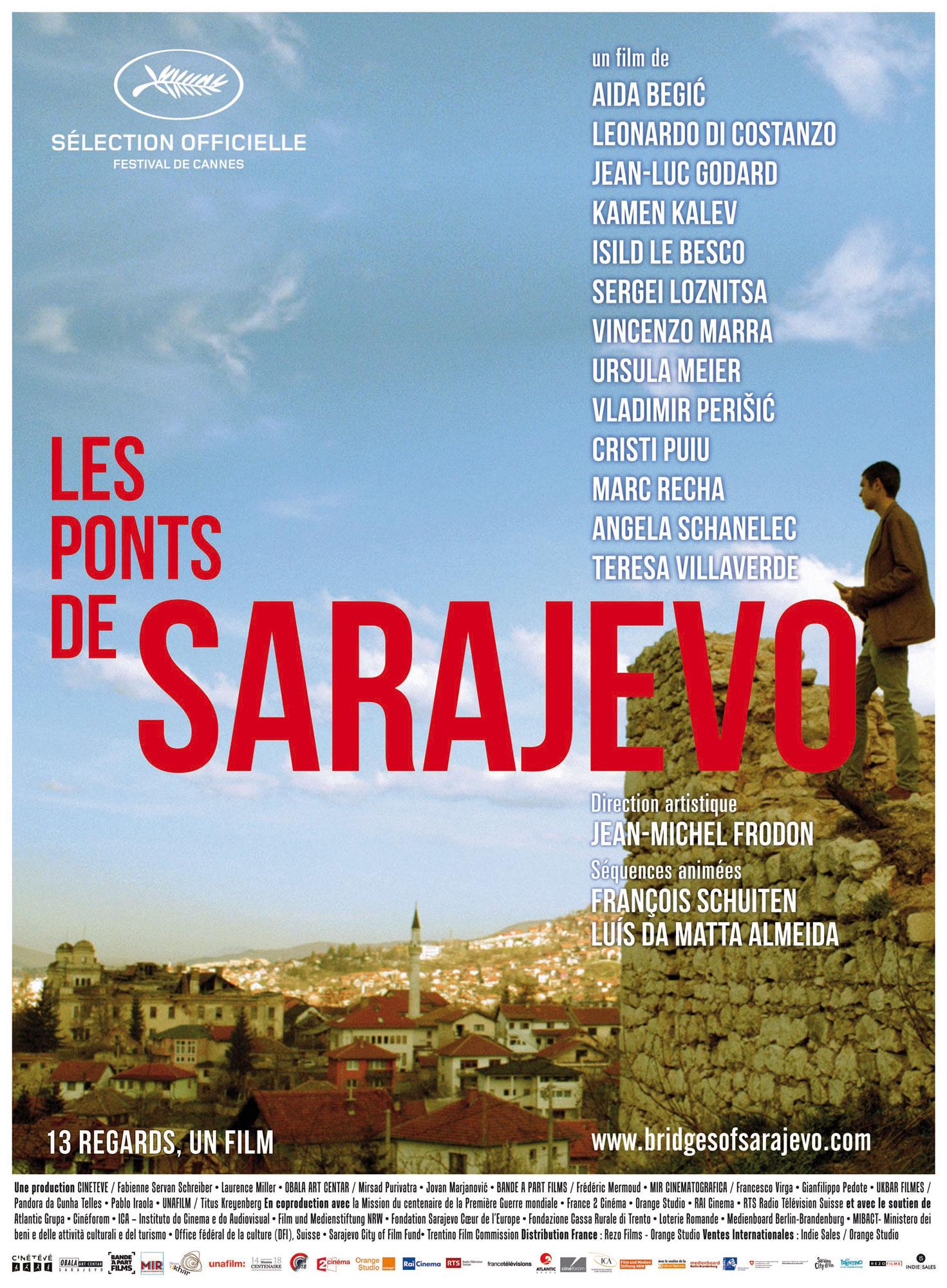 Affiche du film "Les ponts de Sarajevo". [Rezo films]