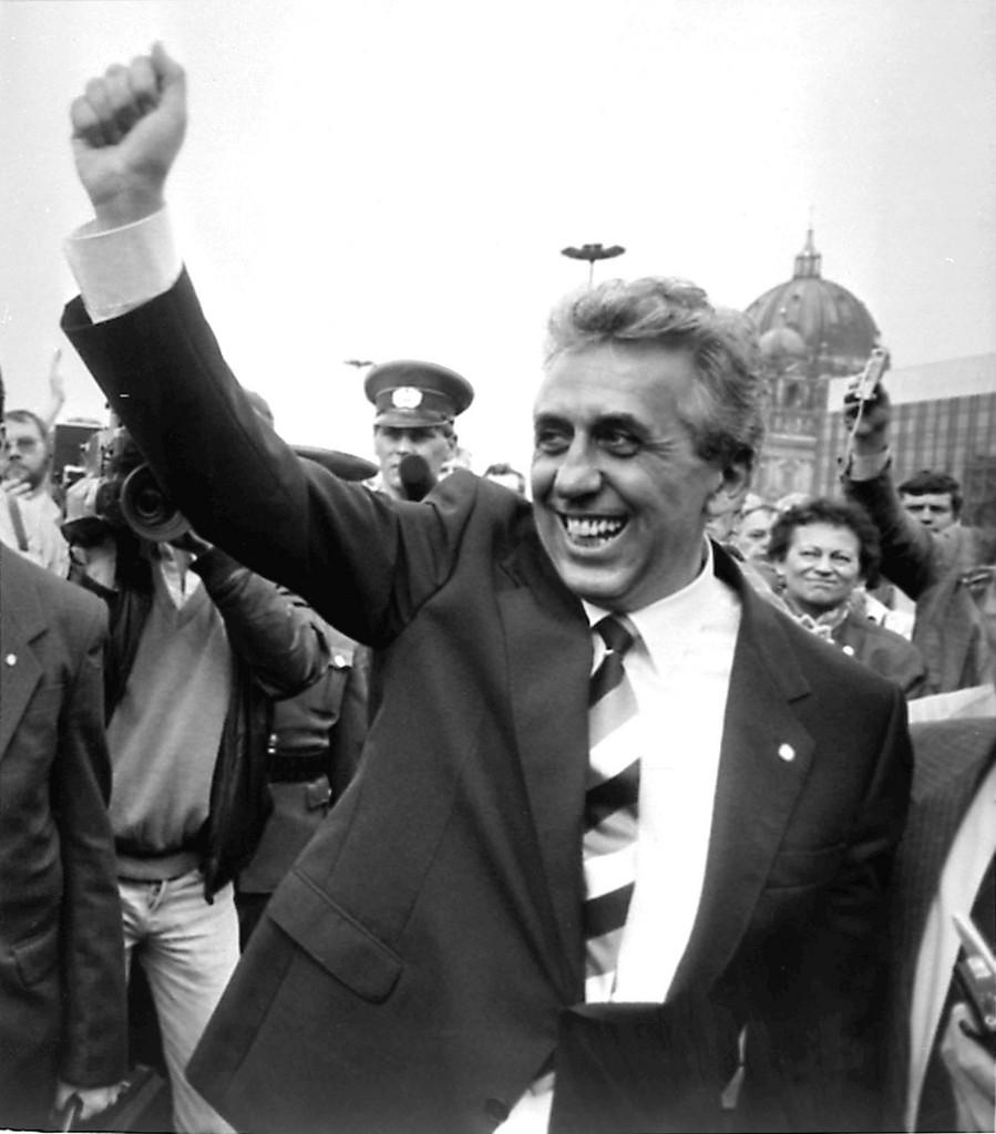 Egon Krenz le 24 octobre 1989. [Keystone - AP Photo/Rainer Klostermeier]