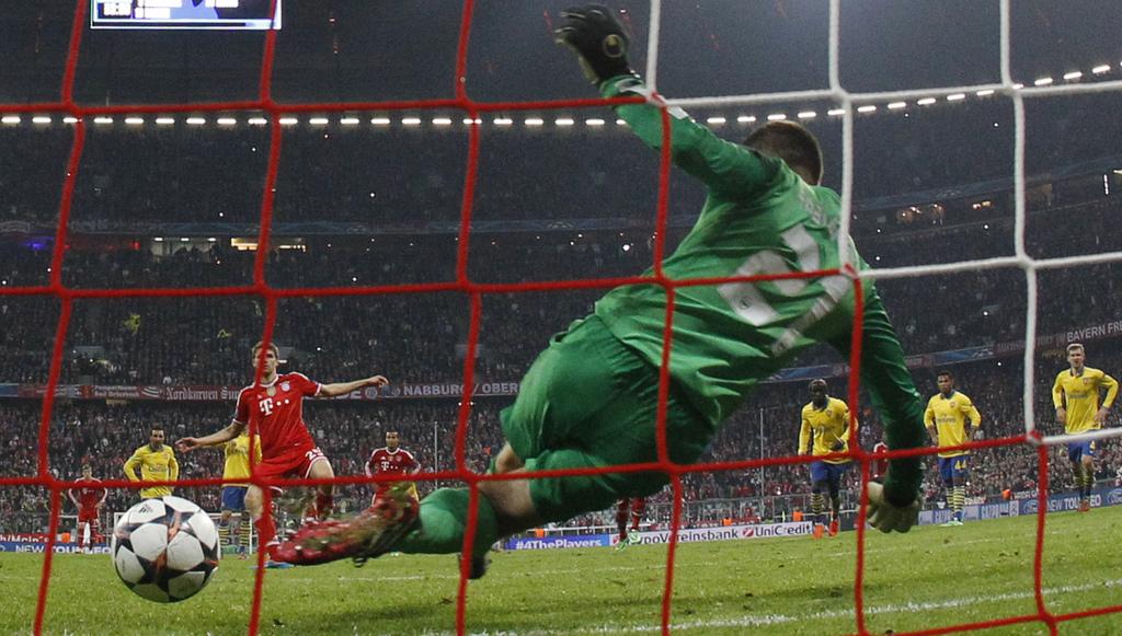 Le Bayern s'est même permis de rater un penalty par Müller dans les arrêts de jeu. [KEYSTONE - Matthias Schrader]