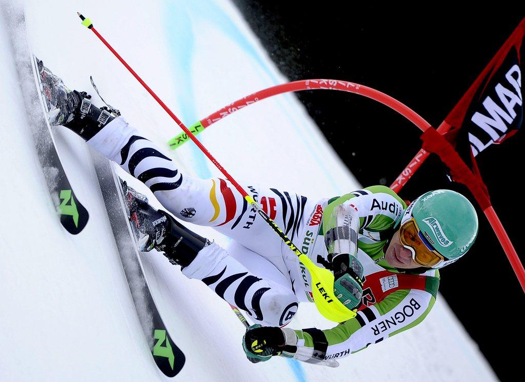 Felix Neureuther remporte sa 6e victoire en Coupe du monde. [KEYSTONE - Claudio Onorati]