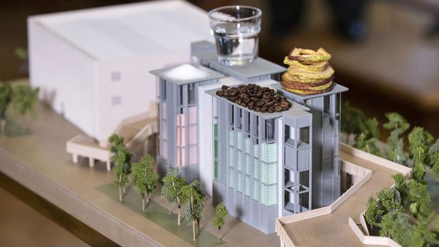 Le Pavillon suisse fait-il trop de pub au numéro 1 mondial du café? [Keystone - Peter Klaunzer]