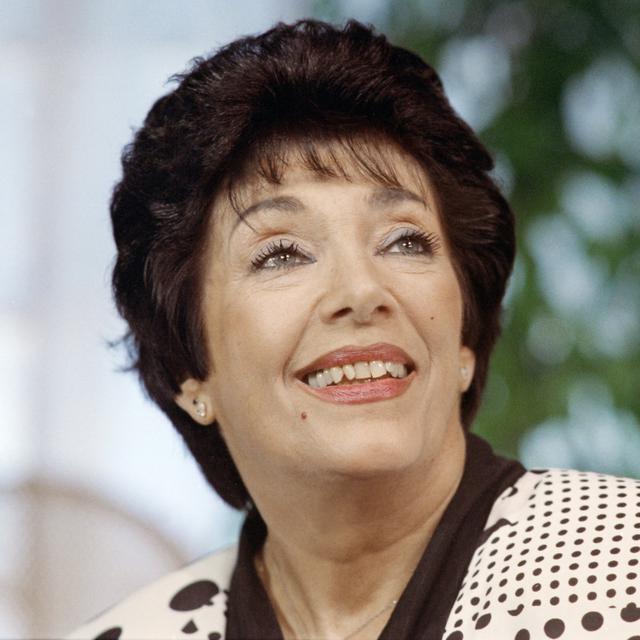 L'actrice française Micheline Dax au Théâtre Fontaine à Paris le 25 octobre 1988. [Georges Bendrihem]
