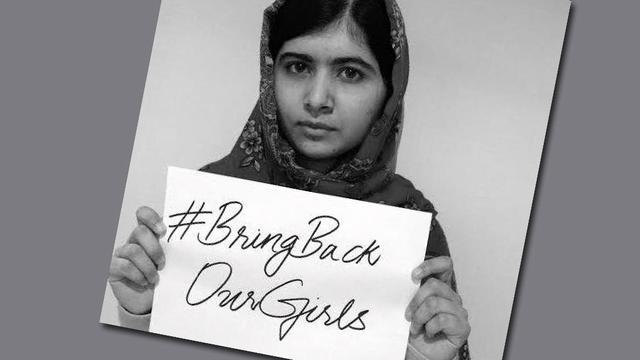 La jeune Afghane Malala s'associe à la campagne #BringBackOurGirls.