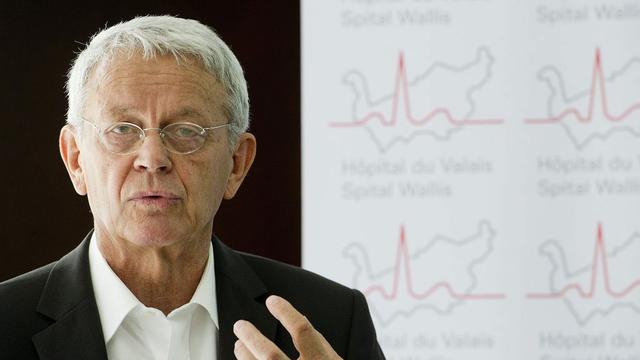 Charles Kleiber, président du conseil d'administration de l'Hôpital du Valais. [Jean-Christophe Bott]