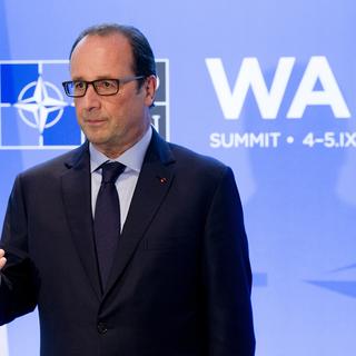 Le président français François Hollande lors du sommet de l'OTAN au Pays de Galles, le 4 septembre 2014. [Alain Jocard]