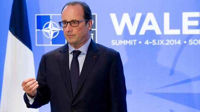Le président français François Hollande lors du sommet de l'OTAN au Pays de Galles, le 4 septembre 2014. [Alain Jocard]