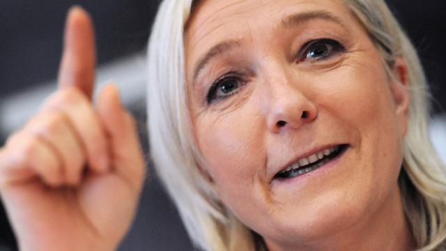 Le Front National de Marine Le Pen caracole en tête des sondages. [Jean-François Monnier]