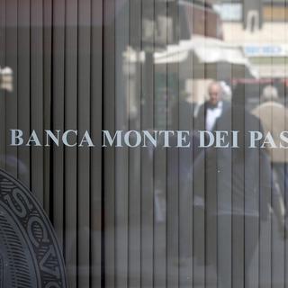 La banque Monte dei Paschi di Siena est dans le viseur de la BCE. [AP Photo/Keystone - Luca Bruno]