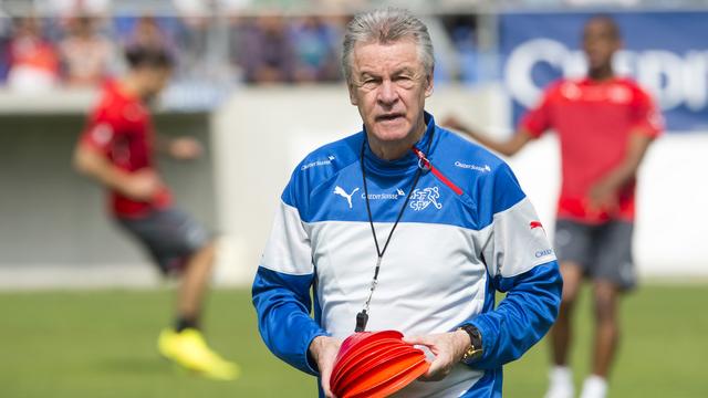 Ottmar Hitzfeld avait pris les rênes de l'équipe de Suisse en juillet 2008. [Sigi Tischler]