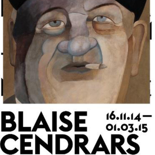 Affiche de l'exposition "Blaise Cendrars au coeur des arts".