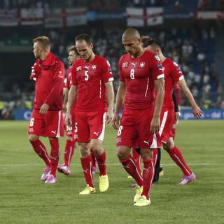 La Suisse s’est inclinée 2 à 0 face à l’Angleterre lundi soir. [Peter Klaunzer]