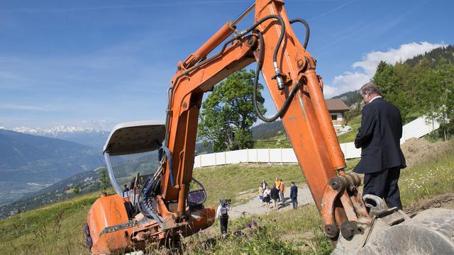 Les travaux qui débutent sont ceux de la première étape: un complexe hôtelier de 15 immeubles et 800 lits. [Olivier Maire]