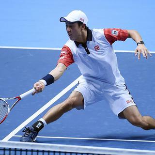 Nishikori est le premier Japonais a participé à une finale de Masters. [Andy Rain]