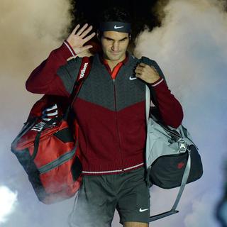 Federer a réussi ses débuts dans le "Tournoi des Maîtres". [FACUNDO ARRIZABALAGA]