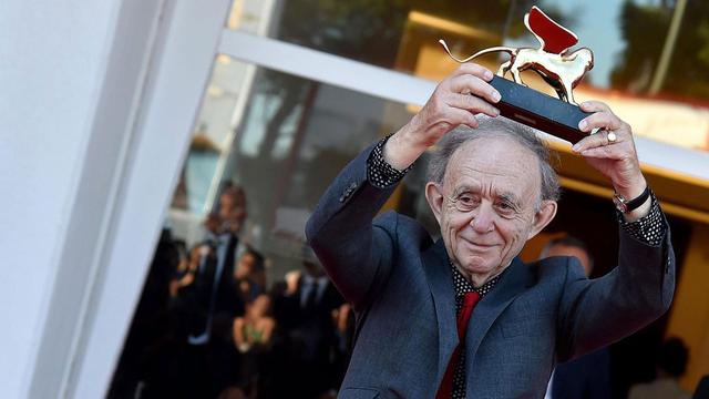 Frederick Wiseman a été récompensé pour ses 50 ans de carrière lors de la Mostra de Venise en août 2014. [Ettore Ferrari]