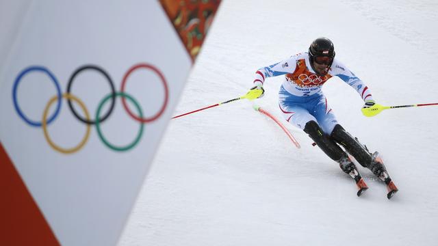 Parti avec le dossard 3, Mario Matt a profité de bonnes conditions de piste. [Leonhard Foeger]