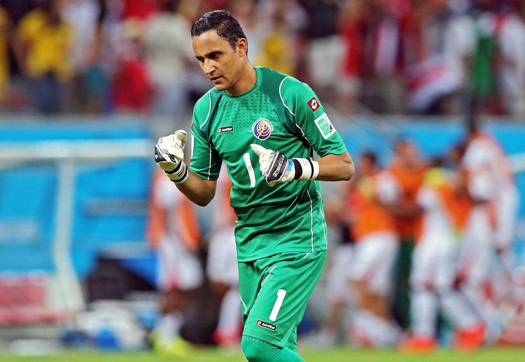 Keylor Navas a une façon très particulière de se préparer. [KEYSTONE - SRDJAN SUKI]