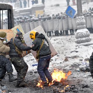 Les affrontements ont repris ce mercredi matin dans la capitale ukrainienne. [Sergei Supinsky]