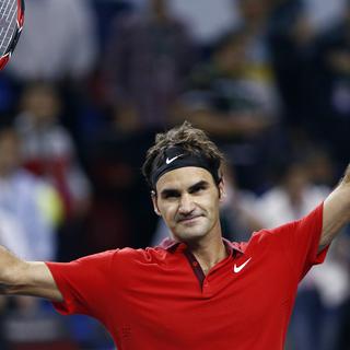 Roger Federer a dominé pour la 19e fois de sa carrière Novak Djokovic. [Aly Song]
