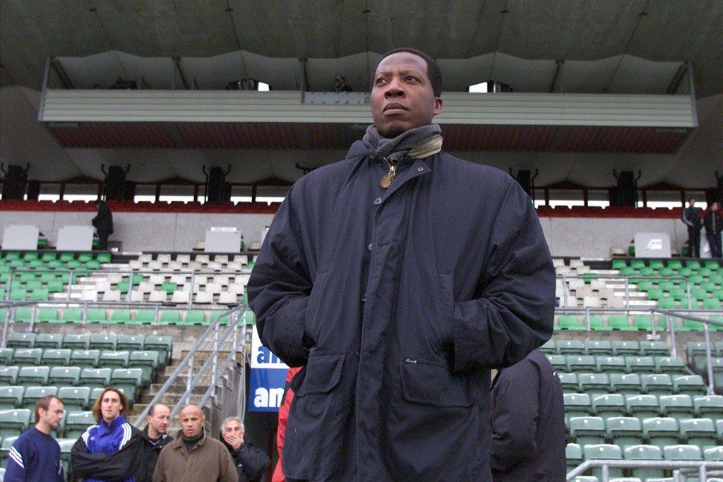 Le Camerounais Gilbert Kadji a été président du FC Sion de 1999 à 2002. [KEYSTONE - Fabrice Coffrini]