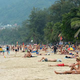 Les plages de Phuket, ce 25 décembre 2014, dix ans après le tsunami. [AFP - Pornchai Kittiwongsakul]