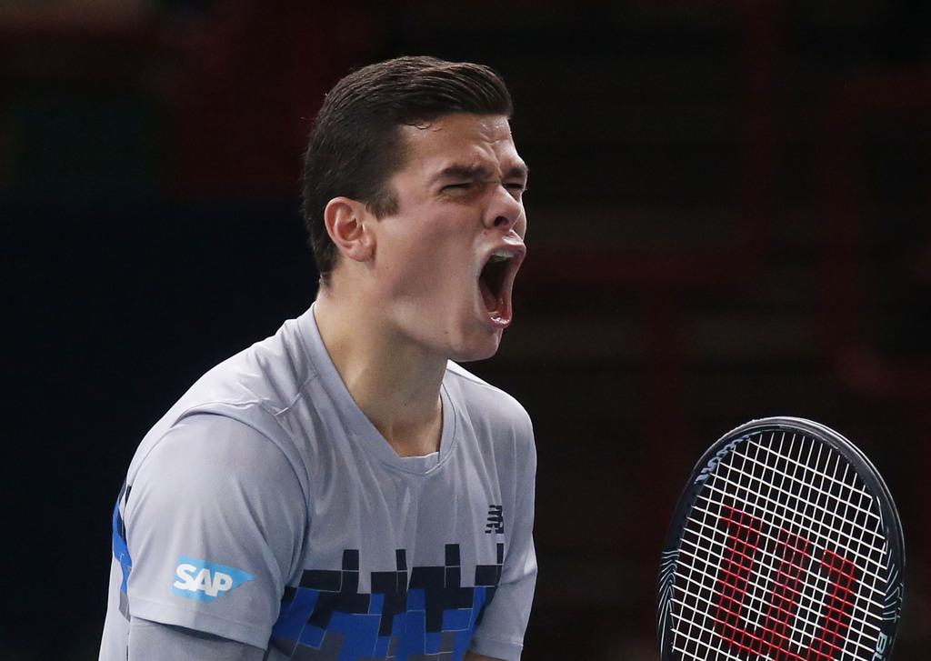 Milos Raonic tentera de remporter son premier Masters 1000 à Bercy. [KEYSTONE - MICHEL EULER]