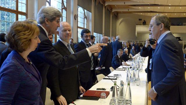 Les négociations se poursuivent lors de la conférence de Genève 2 sur la Syrie. [RIA Novosti/AFP - Eduard Pesov]