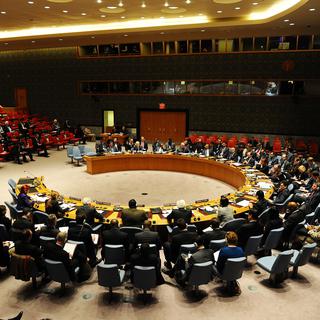 Le Conseil de sécurité de l'ONU s'est réuni en urgence samedi au sujet de l'Ukraine. [Stan Honda]