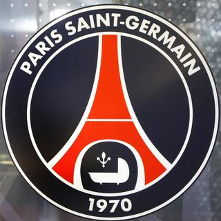 Le logo du club de football Paris Paris Saint-Germain. [AP Photo/Keystone - Jacques Brinon]