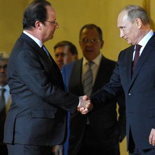 Après Barack Obama, François Hollande a rencontré Vladimir Poutine. [Fred Dufour]