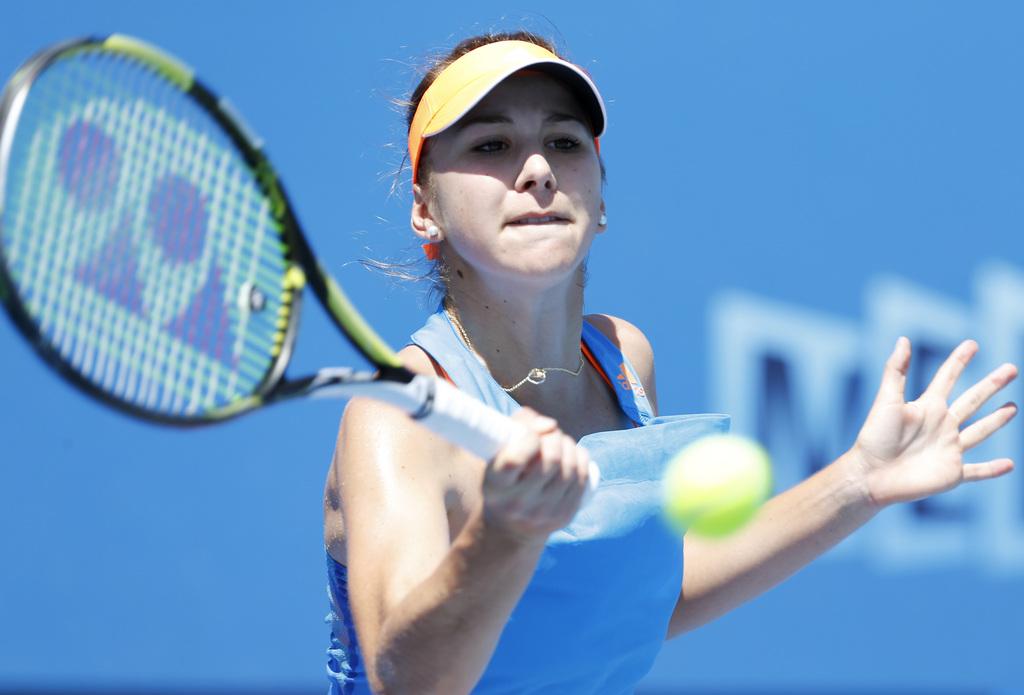 A 16 ans, Bencic semble promise à un très bel avenir. [KEYSTONE - Shuji Kajiyama]