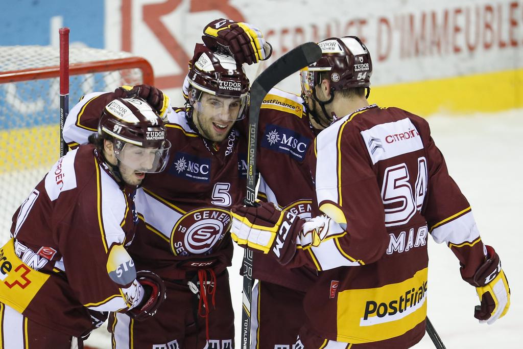 Genève a réussi à battre Kloten, une de ses bêtes noires. [Valentin Flauraud]