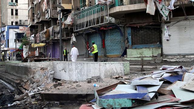 Au moins 12 personnes ont été tuées lundi dans un attentat à Bagdad. [EPA/Ali Abbas]