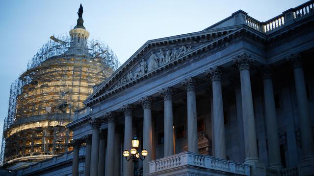 Le dôme du capitole et le Sénat à Washington, le 4 novembre 2014.