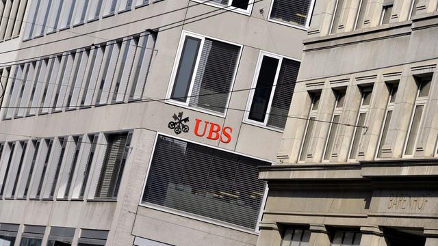 La banque UBS à Zurich. [Walter Bieri]