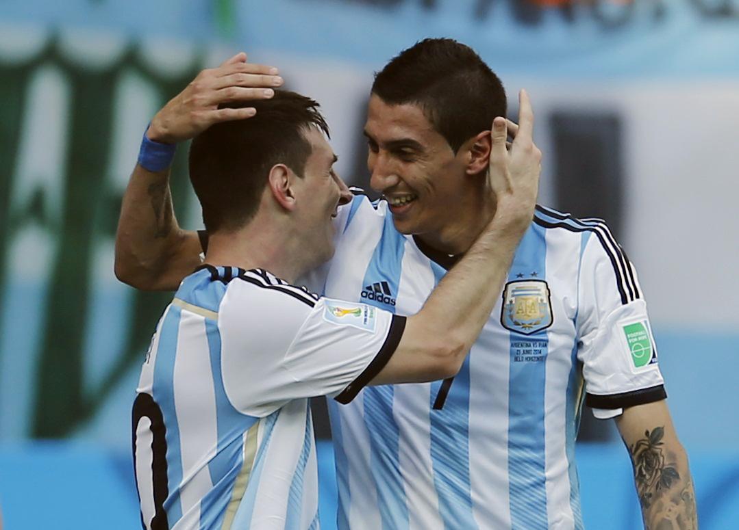 L'Argentine et Messi devront faire sans Di Maria, blessé aux adducteurs. [REUTERS - Perez]