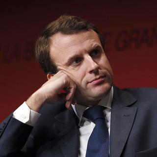 Le ministre français de l'Economie Emmanuel Macron. [AFP - Patrick Kovarik]