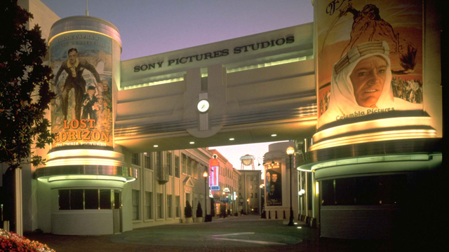 L'entrée des studios Sony Pictures à Los Angeles. [Sony Pictures/AFP]