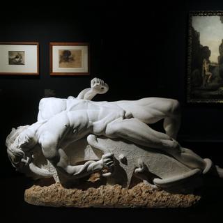 "Attaquer le soleil": sculpture d'Henri Pontier exposée au Musée d'Orsay. [François Guillot]