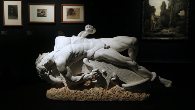 "Attaquer le soleil": sculpture d'Henri Pontier exposée au Musée d'Orsay. [François Guillot]