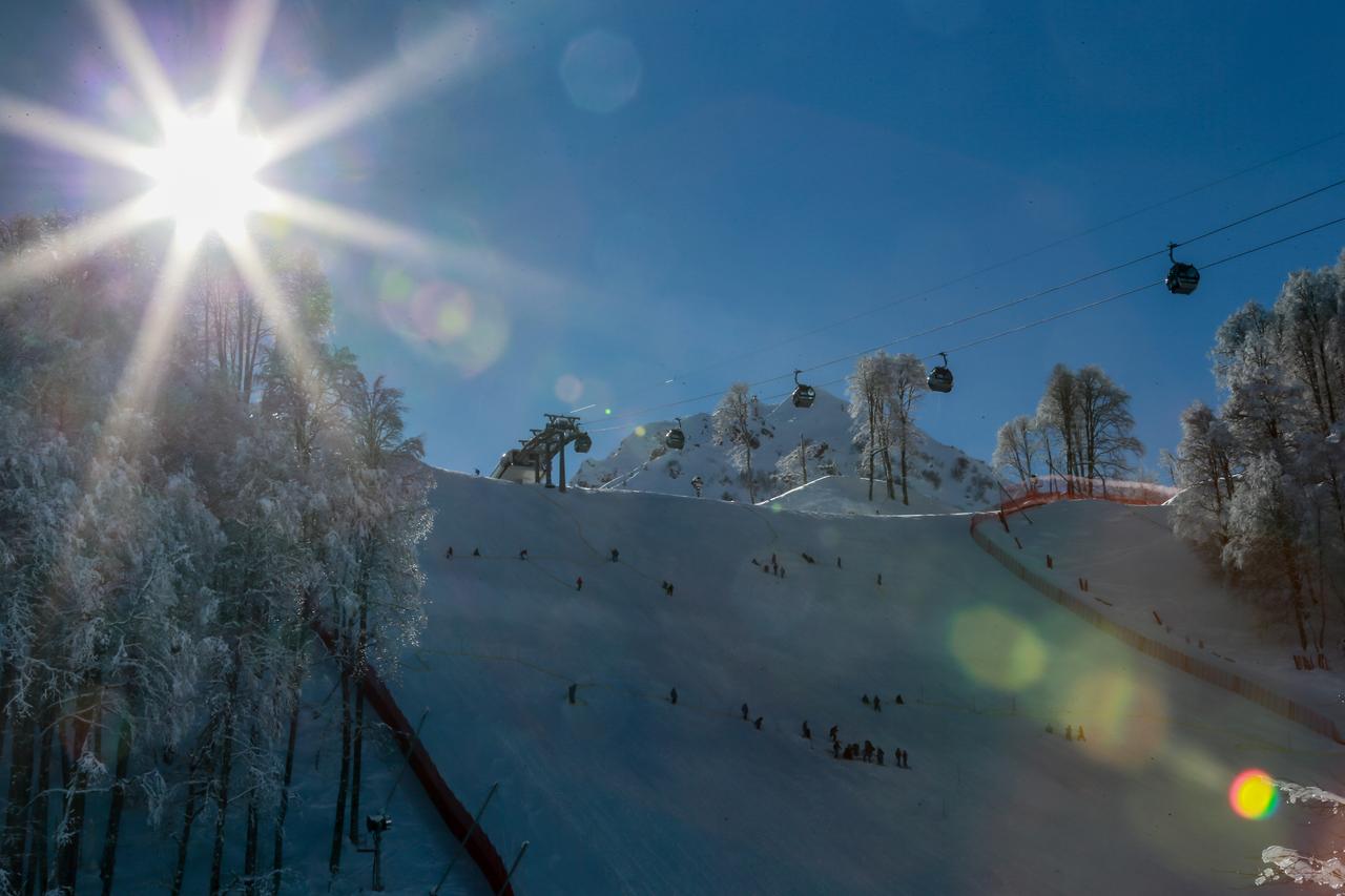 Les températures printanières rendent les pistes molles. [RIA Novosti - Anton Denisov]