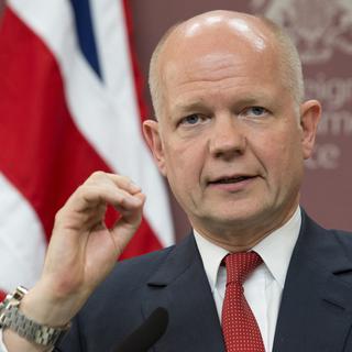 Le ministre britannique des Affaires étrangères, William Hague. [AP Photo/Jacquelyn Martin]