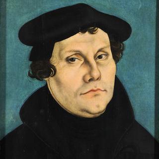 Martin Luther en 1528 par Lucas Cranach l'Ancien. [Domaine public]