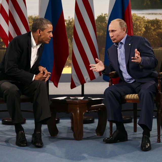 Barack Obama et Vladimir Poutine. [AP/Keystone - Evan Vucci]